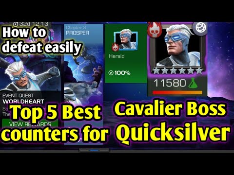 How to defeat Quicksilver Easily/ Cavalier, Uncollected/ Top 5 best counters MCOC