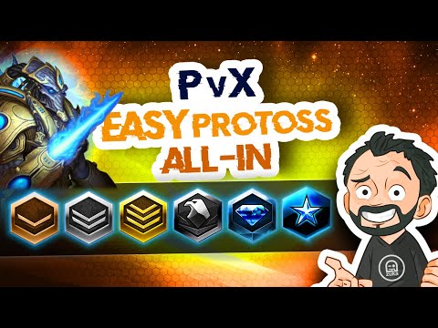 StarCraft 2 - PvX - EASY Protoss All-In! Beginner Build Order!