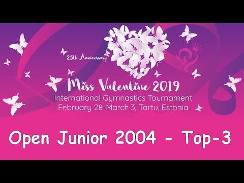 Miss Valentine Cup Tartu 2019 - Junior-2004 Top-3