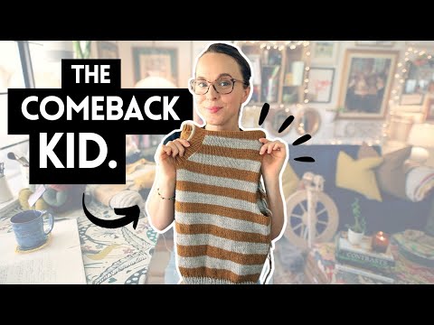 A knitting comeback. 🔥 (#knittingpodcast )
