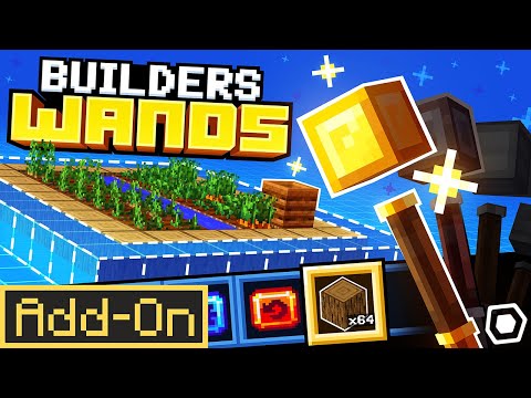 INSANE Builder’s Wand Addon for Bedrock! Ultimate Building Upgrade