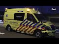 Lange file richting Rijssen na ongeval met ambulance