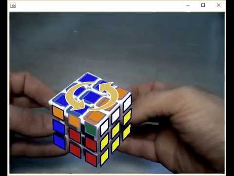 Augmented reality Rubik's cube solving assistant - YouTube