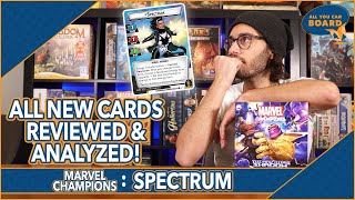 Spectrum Hero | Marvel Champions | All NEW Cards REVIEWED & ANALYZED! (5 NEW ALLIES!)