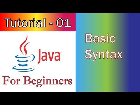 Java Tutorial -1 (JavaFX / GUI)     For Beginners Basic Syntax