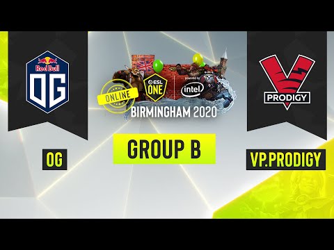 Dota2 - OG vs. VP.Prodigy - Game 1 - ESL One Birmingham 2020 - Group B - EU