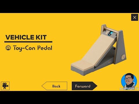 Building Toy-Con Pedal for Nintendo Labo Vehicle Kit - Switch Gameplay