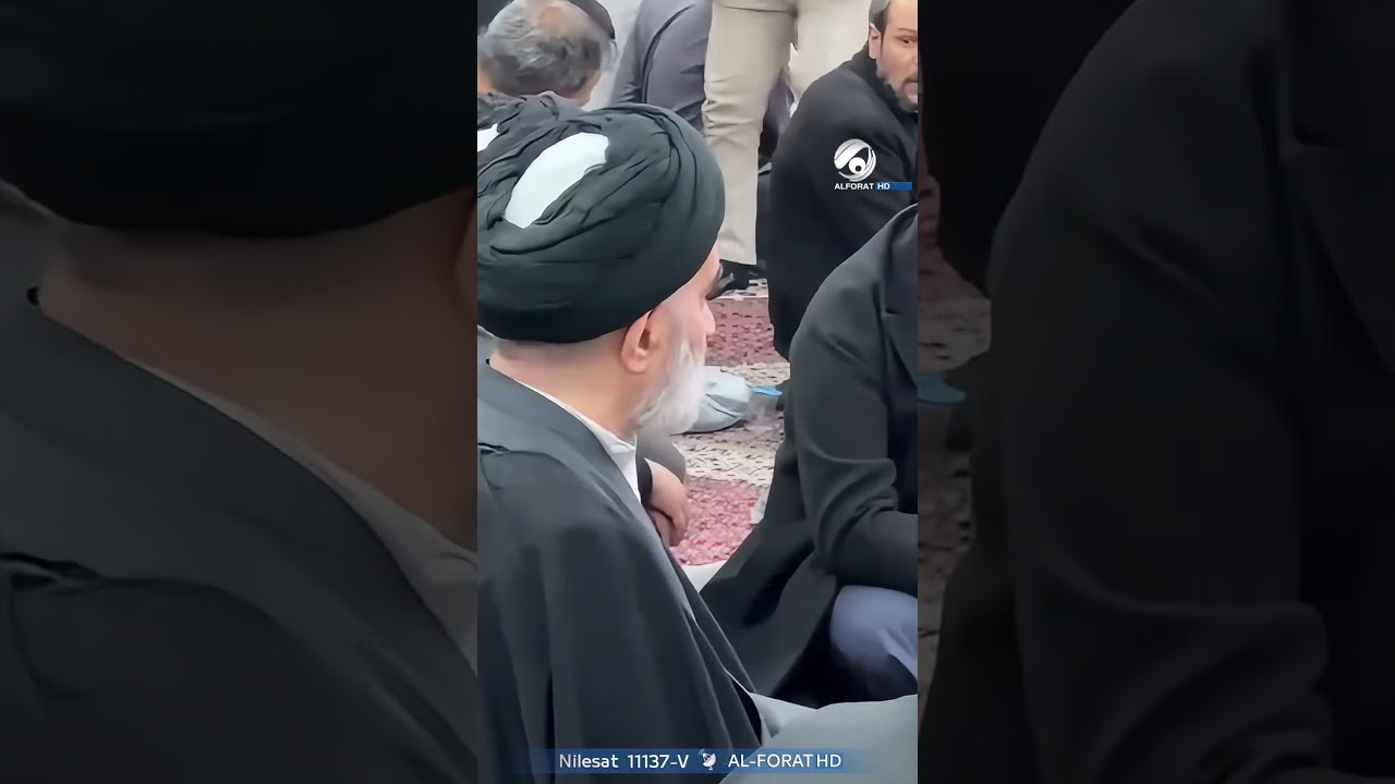 فيديو | السيد محمد رضا السيستاني والسيد محمد السيد محمد باقر السيستاني يحضران مجلس عزاء السيد الولي