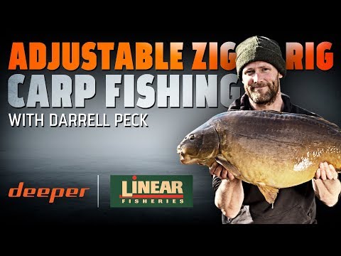 Darrell Peck - Adjustable Zig Rig Carp Fishing at Linear | DEEPER Pro Plus