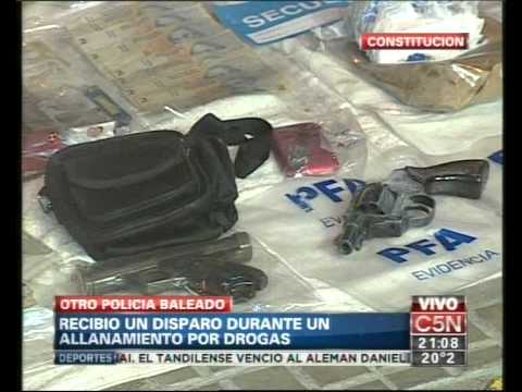 C5N - POLICIALES: OTRO OFICIAL DE LA FEDERAL BALEADO (PARTE 2)
