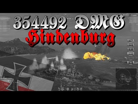 EPIC Hindenburg - Battleships NIGHTMARE || World of Warships