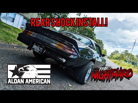 HOW TO | INSTALLING REAR SHOCKS ON THE NIGHTMARO | ALDAN AMERICAN SUSPENSION 79 CAMARO | DIY