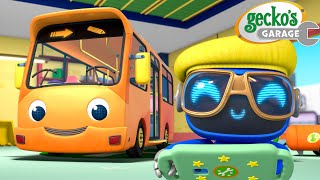 Paint the School Bus! 🚌🎨 | Gecko's Garage 🚚 | Cartoons For Kids | Toddler Fun Learning