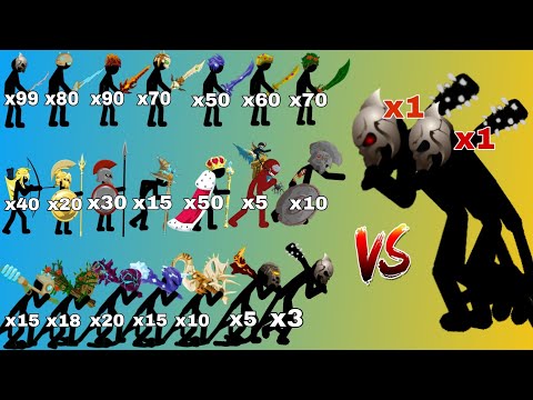 Which Figures Can Defeat The Two Final Boss - Insane - Stick War Legacy