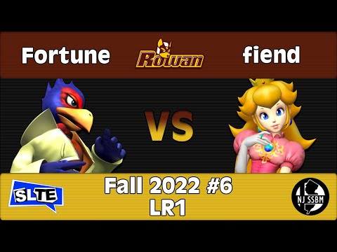 Rowan SSBM Fall 2022 #6: Fortune (Falco) Vs. fiend (Peach) - LR1
