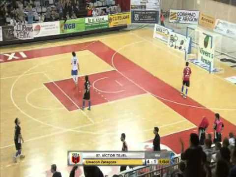 Jornada 18 Umacon Zaragoza-Azkar Lugo.wmv