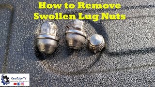 Ford Swollen Lug Nut Removal - How To Video