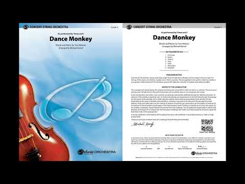 Dance Monkey, arr. Michael Kamuf – Score & Sound