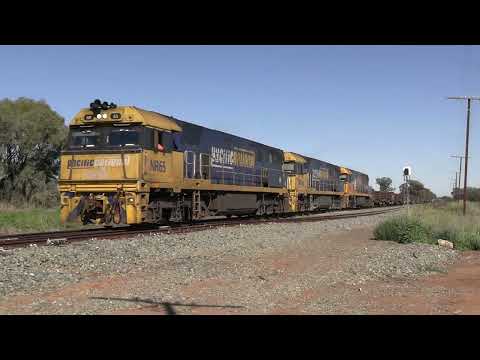 Trains at Bogan Gate, NSW