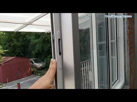 . Раздвижная алюминиевая система. Остекления балкона.