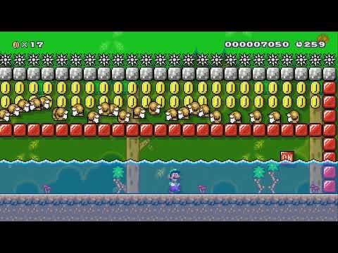 Wacky Waters [Krysta] by NintendoNM - Super Mario Maker 2 - No Commentary 1bu