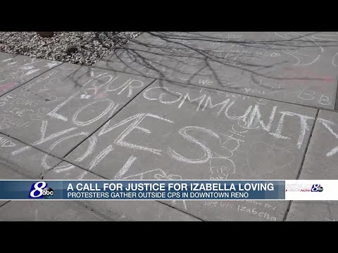 Protesters demand justice for Izabella Loving