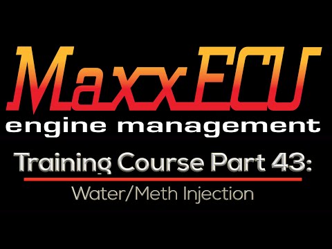 MaxxEcu Training Part 43: Water/Meth Injection | Evans Performance Academy