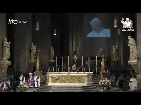 Messe d’action de grâce pour Benoît XVI à Paris