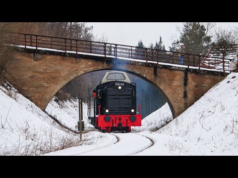 V36 123 unterwegs im winterlichen Wiesenttal | Dampfbahn Fränkische Schweiz 