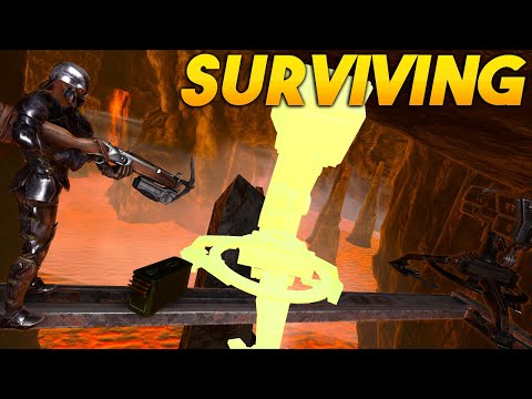 How A SOLO Survived Day 1 On The Most Populated Server - ARK