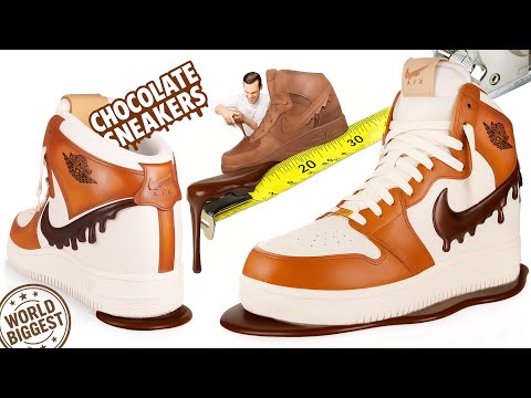 Sneaker Heads are Gonna Drool All Over This Giant Chocolate Sneaker