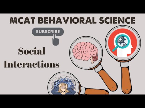 MCAT Behavioral Science: Chapter 9 - Social Interactions (1/1)