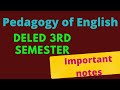 Pedagogy Of English Unit 2 Communicative Approach DElEd 3rd Semester Deled Deled3rdsemester