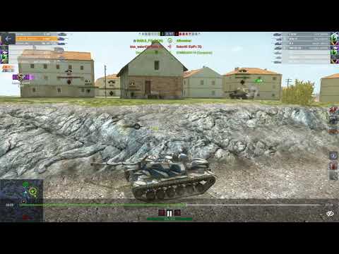 World of Tank - Blitz T110E4 solo carry with 7000 damage in rating game