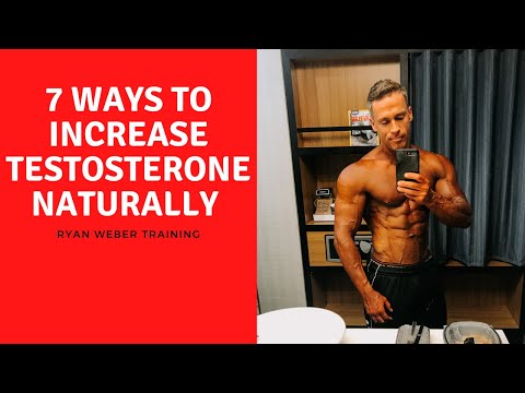 7 Ways To Increase Testosterone Naturally ~ Ryan Weber Training