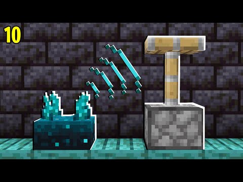 Gui - 10 REDSTONE CREATIONS WITH THE SCULK SENSOR IN MINECRAFT 1.17