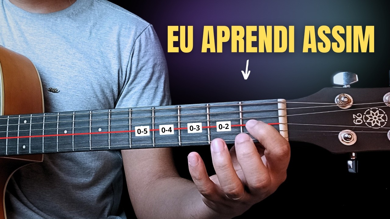 Como eu Aprendi TOCAR VIOLÃO DE OUVIDO estudando só 3 coisas | Você também PODE FAZER o mesmo.