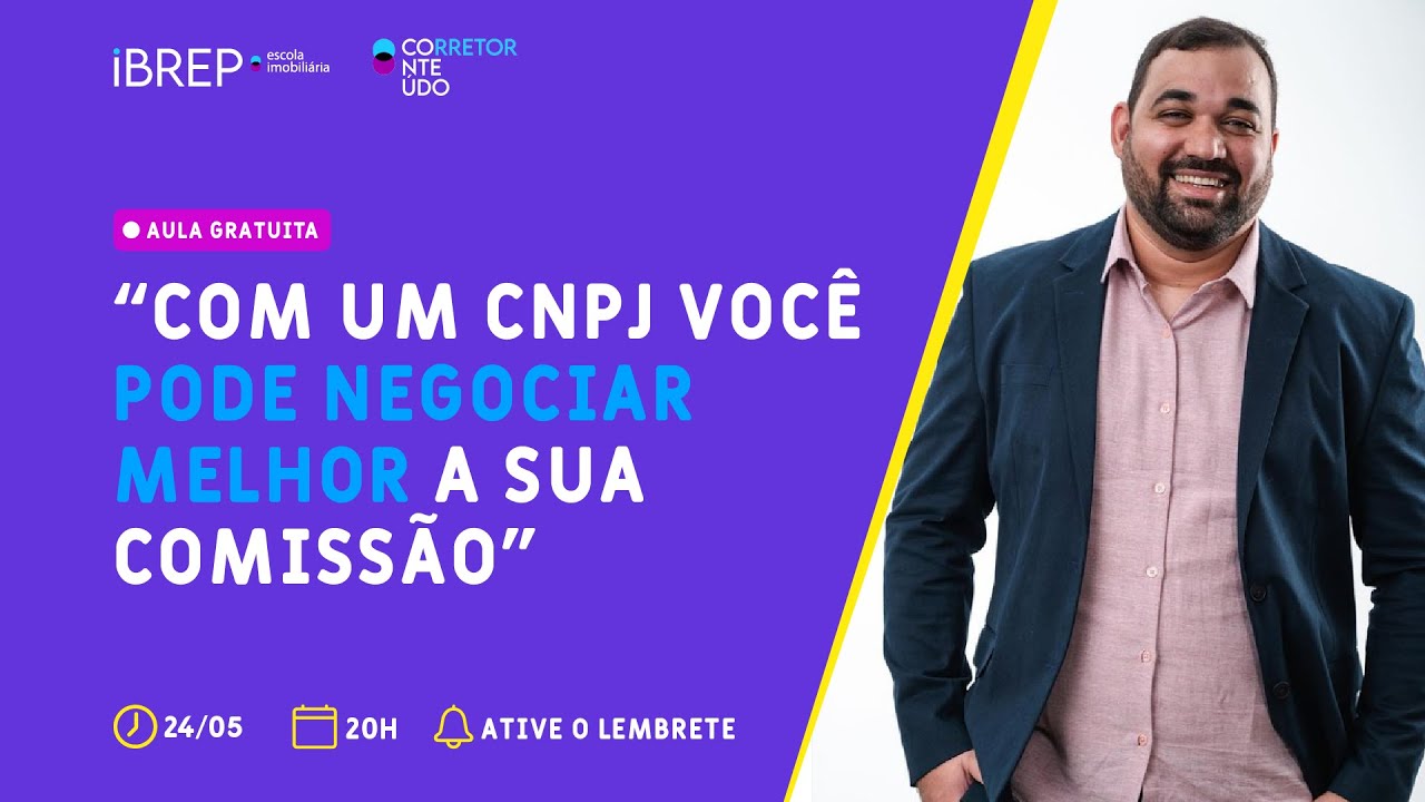 CNPJ para corretor de imóveis