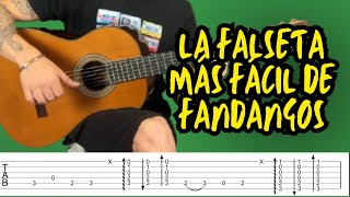 THE EASIEST FANDANGO FALSETA FOR BEGINNING ON THE GUITAR
