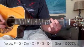 Young The Giant - Something to Believe In Acoustic Guitar Lesson