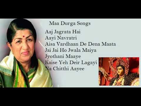 Non-Stop top 7 Durga maa songs by Lata Mangeshkar