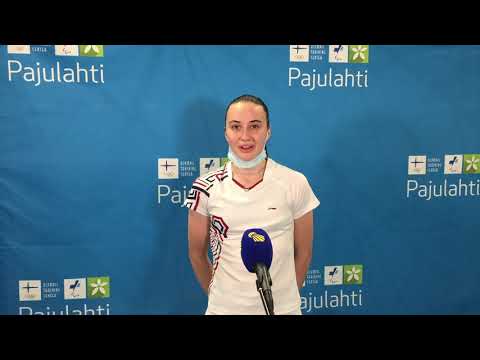 I am so happy to be back and get a point for Russia