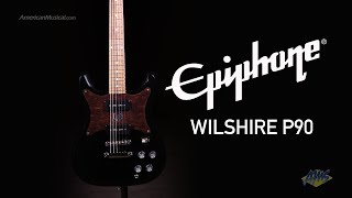 Video thumbnail for Epiphone Wilshire P90 Guitar - Two P90 Pickups Deliver Classic Tones by American Musical Supply