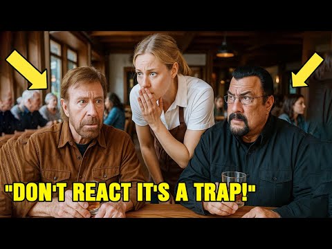 Chuck Norris and Steven Seagal Order Steak - The Secret Waitress Tells Him Some Words That...