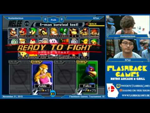 Flashback Games Presents: Tournament 19 - DAB (Sheik) Vs. KPan (Falco) Pools