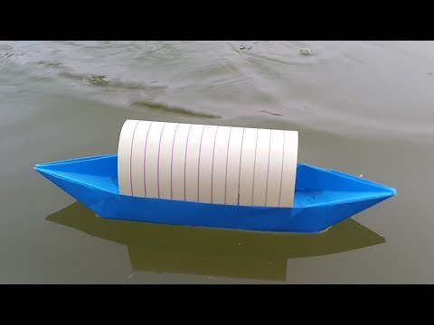 How to make a Paper Boat that Floats on Water - Origami Boat making tutorial Video