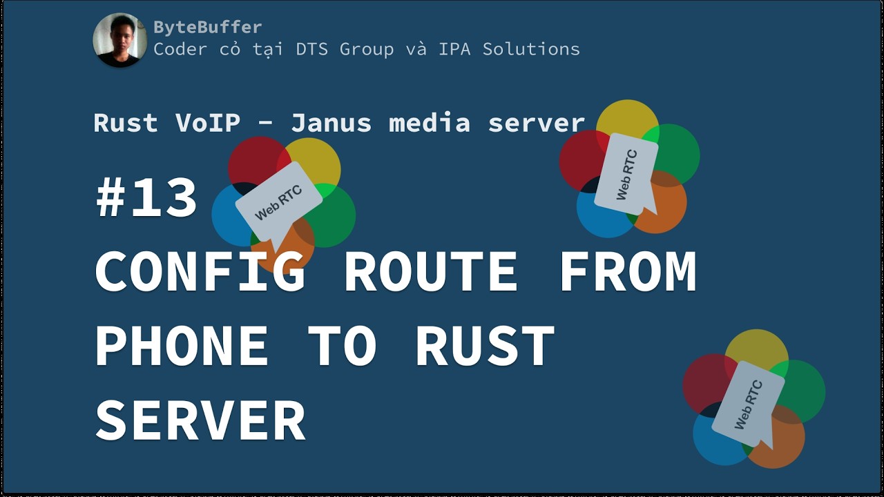 Rust VoIP - Janus Media Server #13: Route from Phone to Rust Server