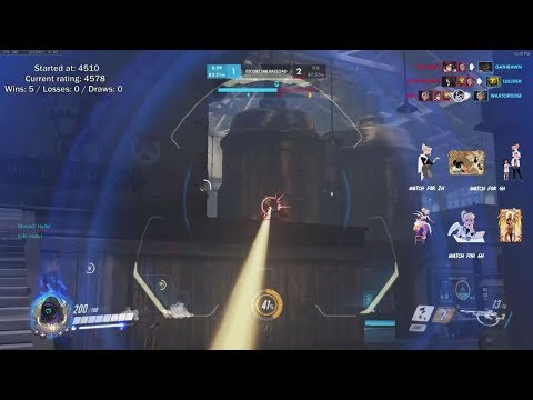 Overwatch Ana God mL7 Switching To Ana And Destroying Enemy Team