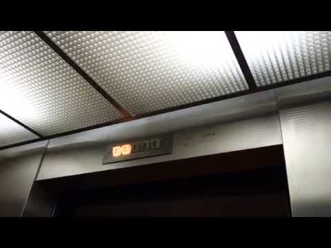 1980's Dover Traction Elevator @ Staunton Municipal Parking Garage, Staunton VA, USA.