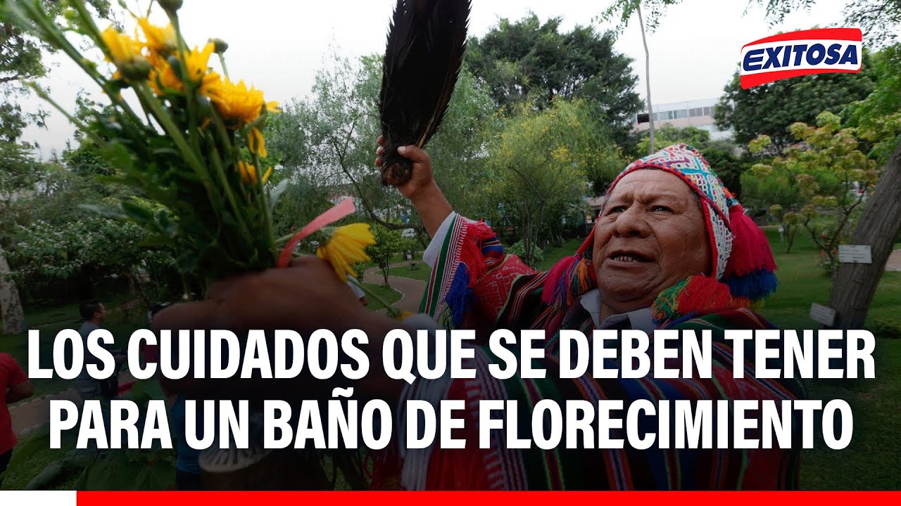 🔴🔵 Año Nuevo 2026: Los cuidados que se deben tener para un baño de florecimiento